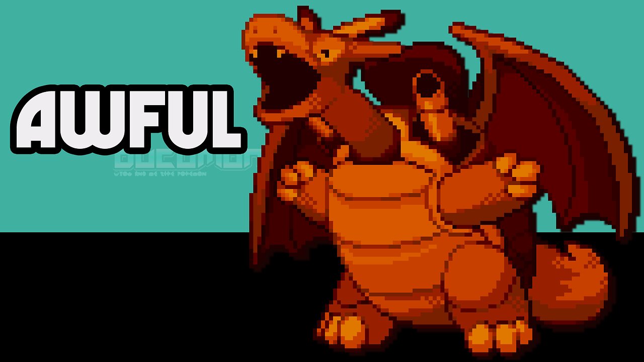 Pokemon Awful - GBA ROM Hack has fun fakemon, play as Bug Catcher, up to hall of fame, fairy type