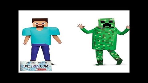 Kids Pixel-man Cosplay Suit Professional-grade Performance Costume for Gamers Creeper Steve Review