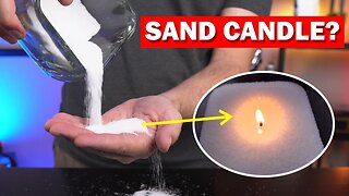 Testing a Strange Candle That Looks Like Sand!