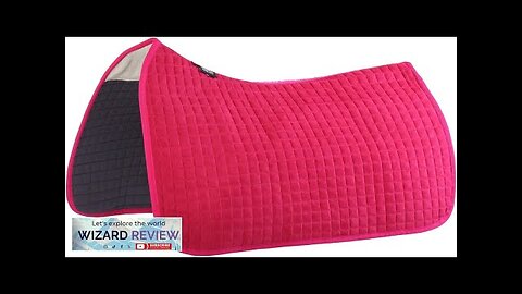 Harrison Howard All-Purpose Square Quilted Western Saddle Pad Breathable Shock-absorbing Review