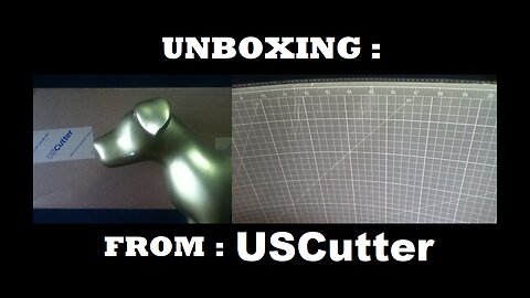 UNBOXING : USCutter. Self Healing, Pearl White Craft Mat, 18 inch x 24 inch ASMR unboxing