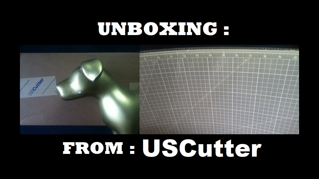 UNBOXING : USCutter. Self Healing, Pearl White Craft Mat, 18 inch x 24 inch ASMR unboxing