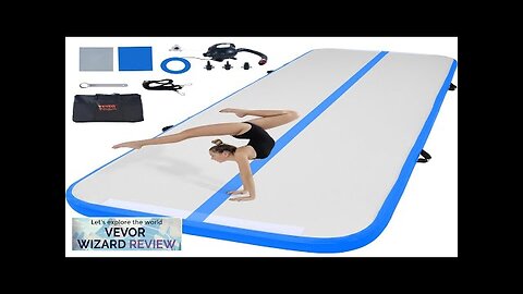 VEVOR Gymnastics Air Mat 4 inch Thickness Inflatable Gymnastics Tumbling Mat Tumble Review