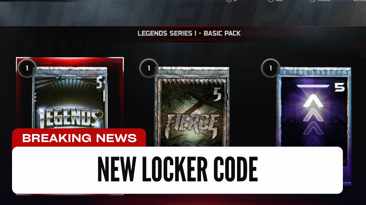 New MyFaction Locker Code Released - Free Packs!