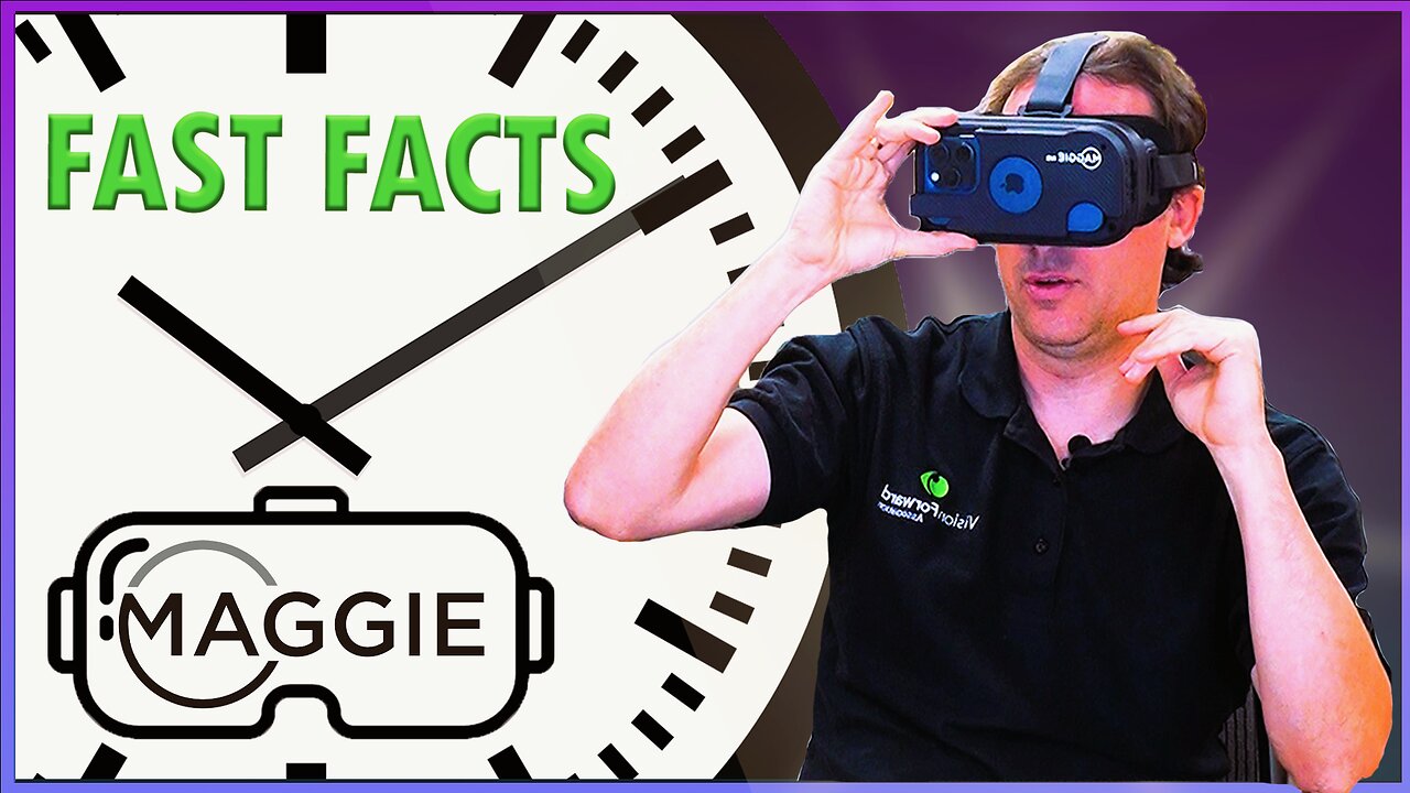 Fast Facts: Maggie iVR Wearable Magnifier that Uses an iPhone!