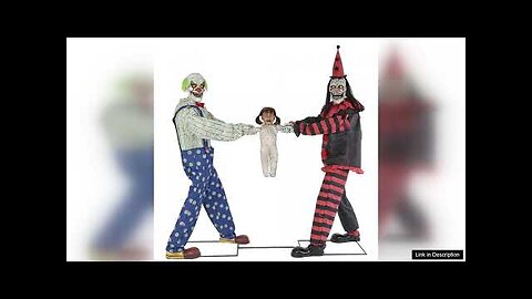 Tug of War Animated Clowns Figure Red Review