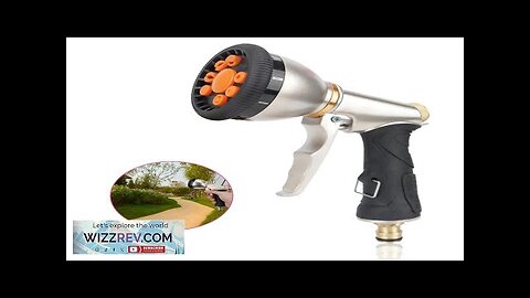 Irrigation Tool Car Washer Rotary Water Spray Gun Garden Watering Sprinkle Adjustable Review