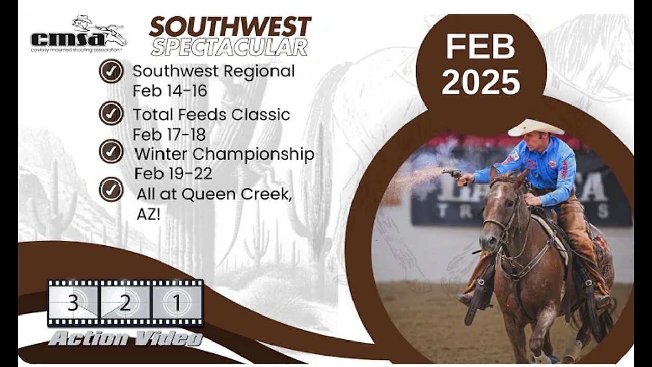 2025 CMSA Southwest Spectacular | Mounted Shooting | Sunday Part 2