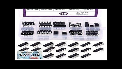 40Pcs 74HCxx 74LSxx Series Logics IC Assortment Kit Low-Power Schottky 20 Types Review