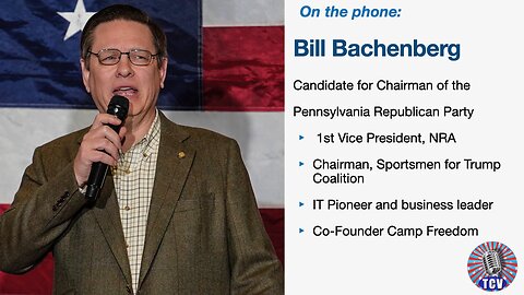 The Conservative Voice & Bill Bachenberg's campaign for chairman of the PAGOP