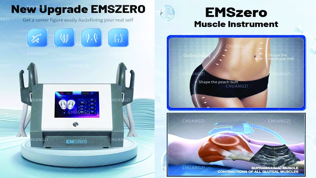 Ems Body Sculpt Machine Electric Muscle Stimulator Device Desktop Hiemt Slimming Beauty Machine