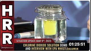 Chlorine Dioxide Solution demonstration and interview with EPA whistleblower