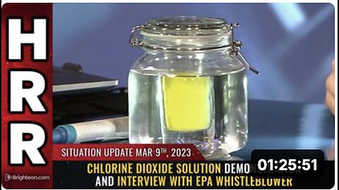 'Chlorine Dioxide' Solution demonstration and interview with EPA whistleblower