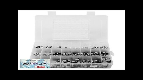 400 Pcs Electrolytic Capacitors Kit 24 Values from 1uF to 1000uF High Review