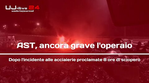 AST, ancora grave l'operaio Dopo l'incidente alle acciaierie proclamate 8 ore di sciopero