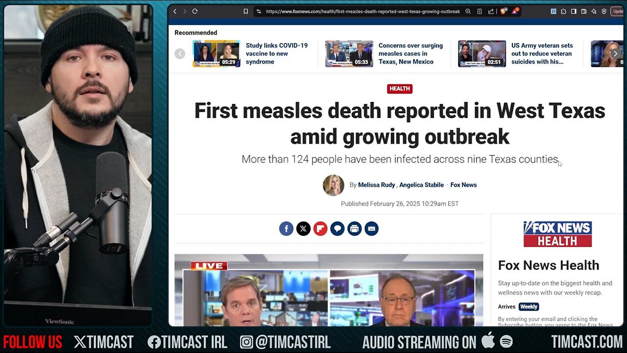 "First Measles Death Reported In Texas Outbreak, RFK Jr Faces First Test As HHS Secretary"