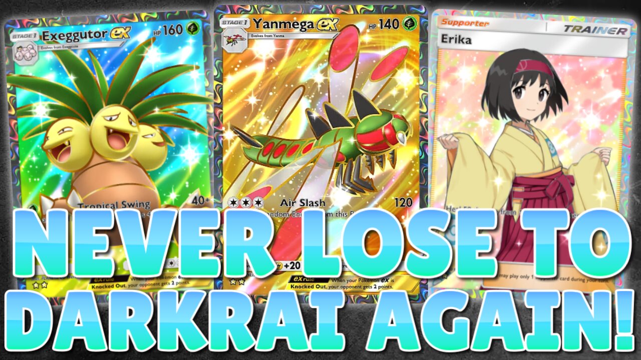 Yanmega is the PERFECT COUNTER to Darkrai in TCG Pocket!