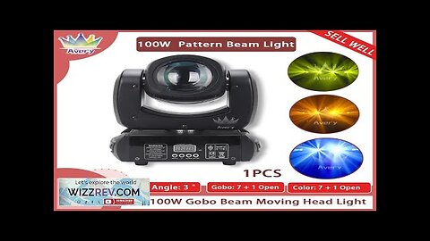 No Tax 1-12Pcs Hot Selling LED 100W Beam Spot Moving Head 18 Review