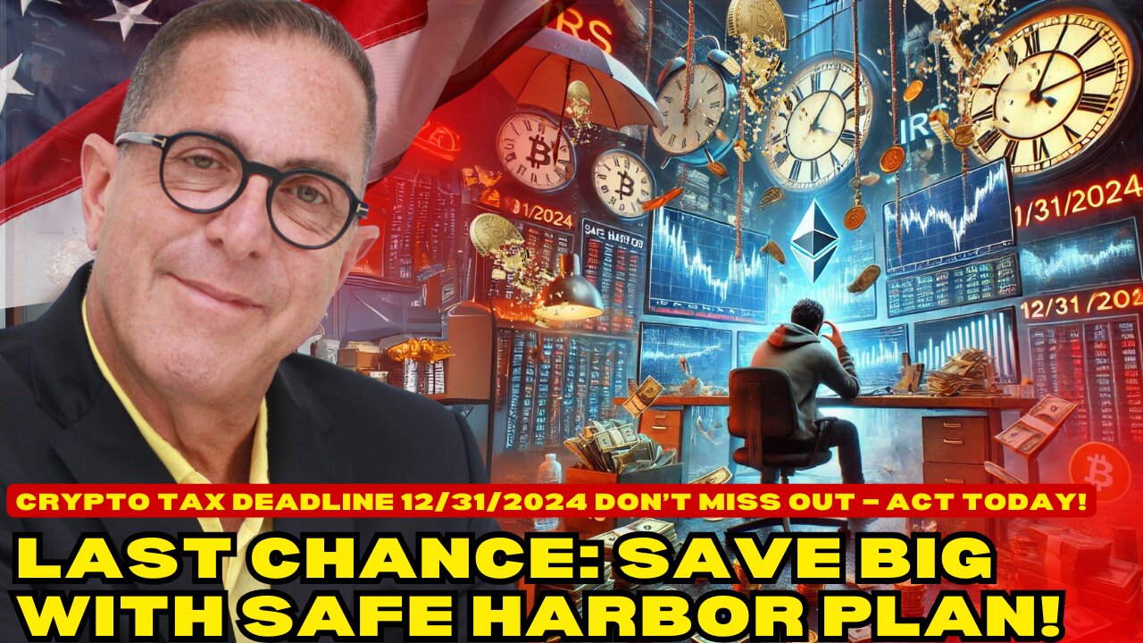 ⏳ Final Hours! Minimize Your Taxes with the Safe Harbor Plan – Crypto Deadline Ends Today, 12/31!