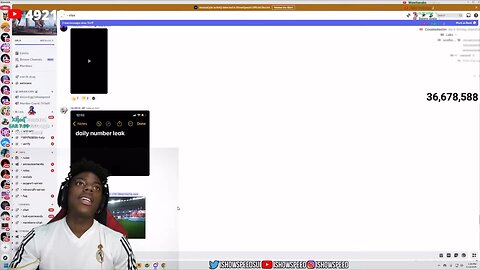 IShowSpeed leaks Mr Beast Phone Number on Live.