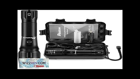 PHIXTON Rechargeable Flashlights High Lumens 5000 Lumen USB C Chargeable LED Flashlight Review