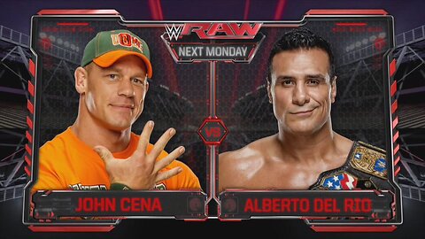John Cena vs Alberto Del Rio - United States Championship Match (Full Match)