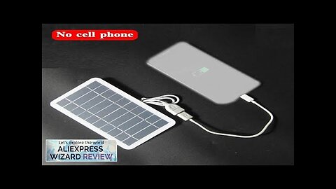 Portable Solar Panel 5V 2W Solar Plate with USB Safe Charge Stabilize Review