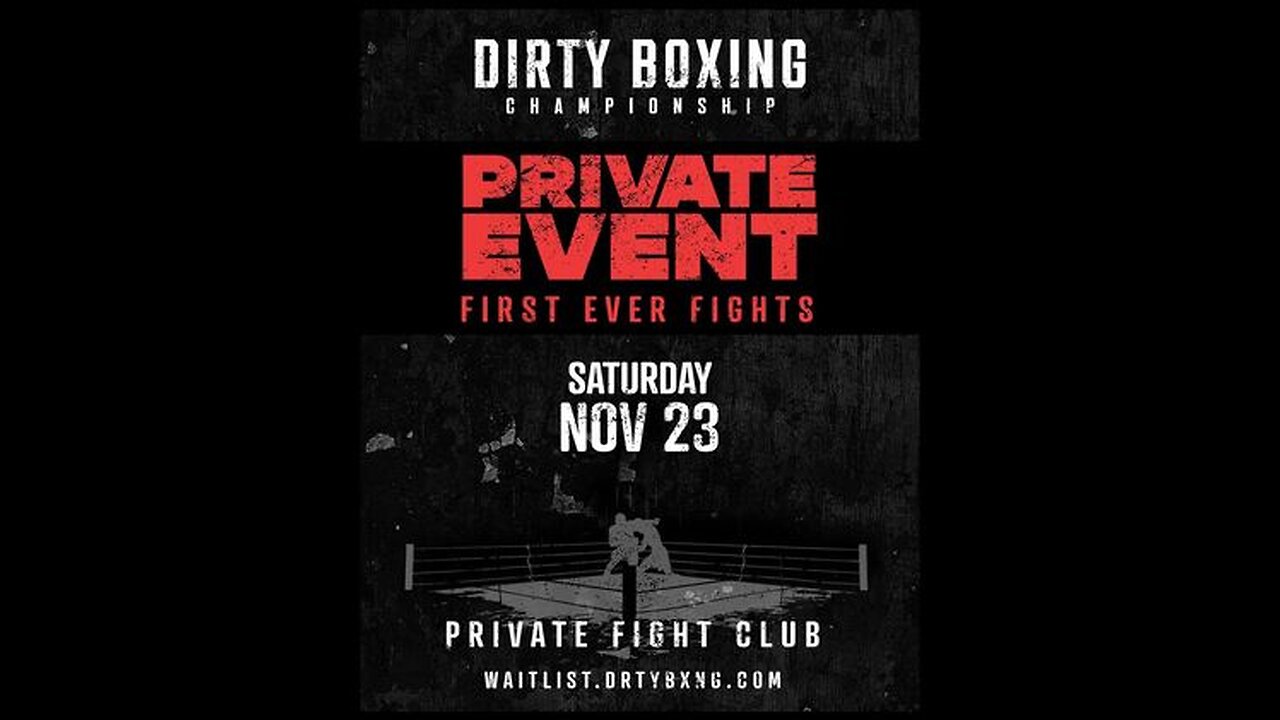 Dirty Boxing Private Event - Nov 23 2024 - Miami, FL