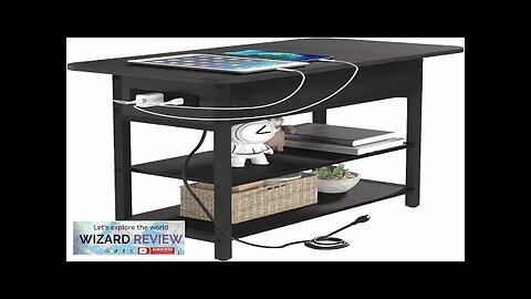 Yoobure End Table with Charging Station Flip Top Side Table with USB Review