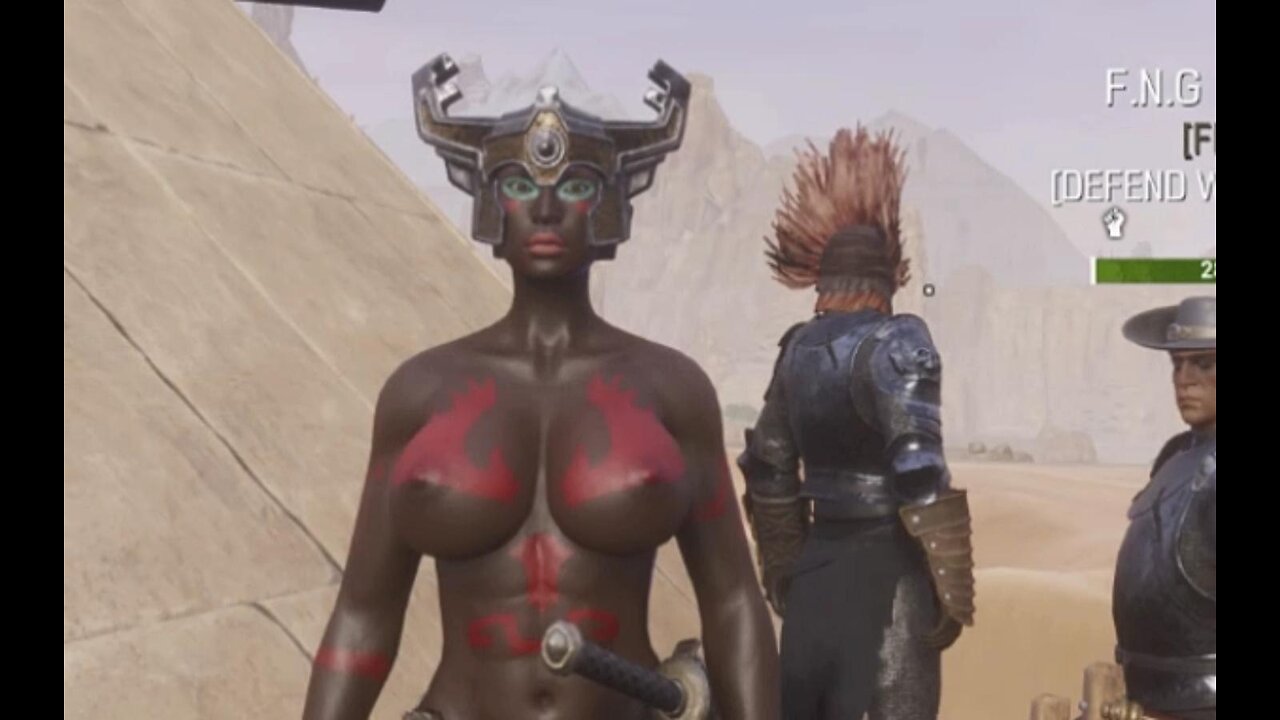 Conan Exiles rip out the beating hearts busty boobs breast expansion huge tits