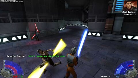 Star Wars Jedi academy lightsaber battle