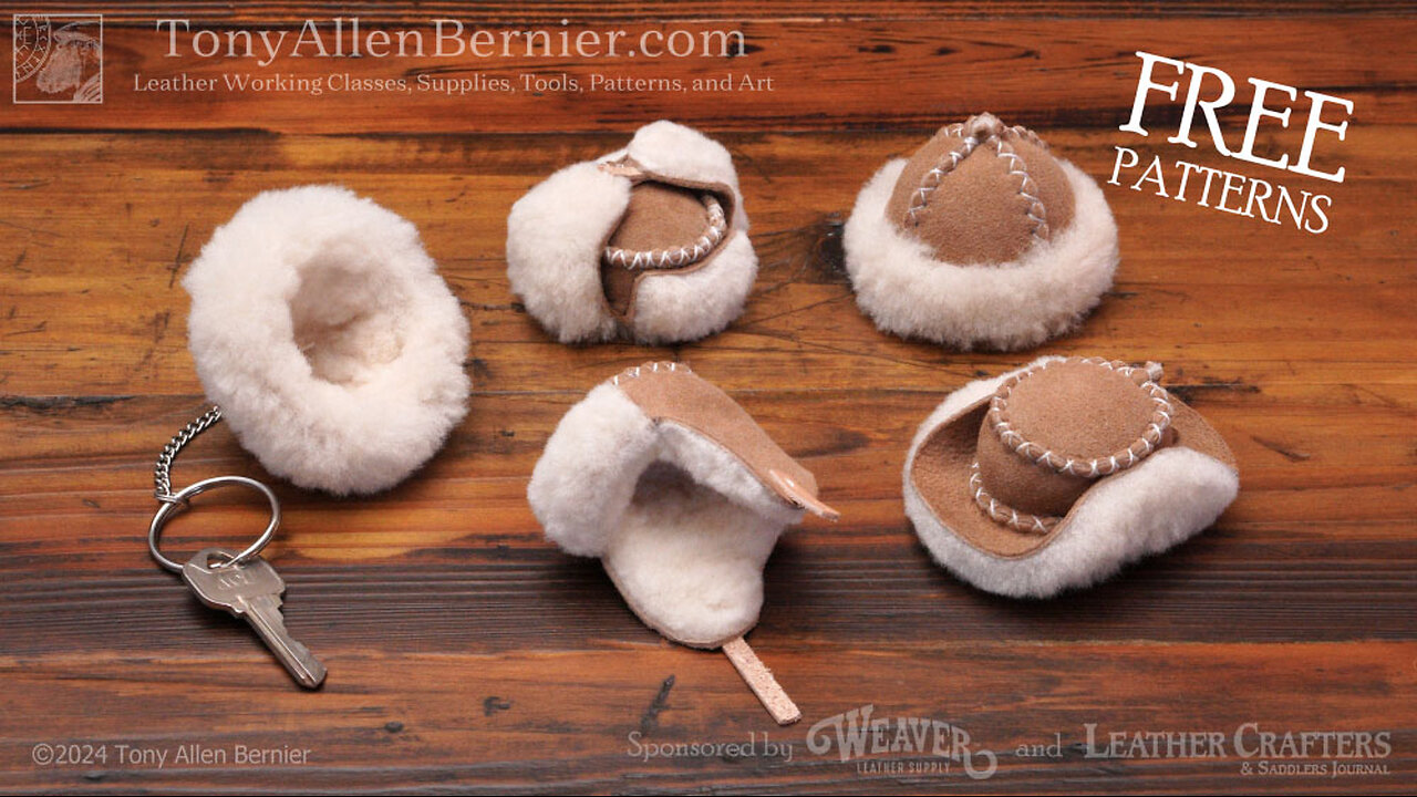 Free Sheepskin Hat Keychain Patterns