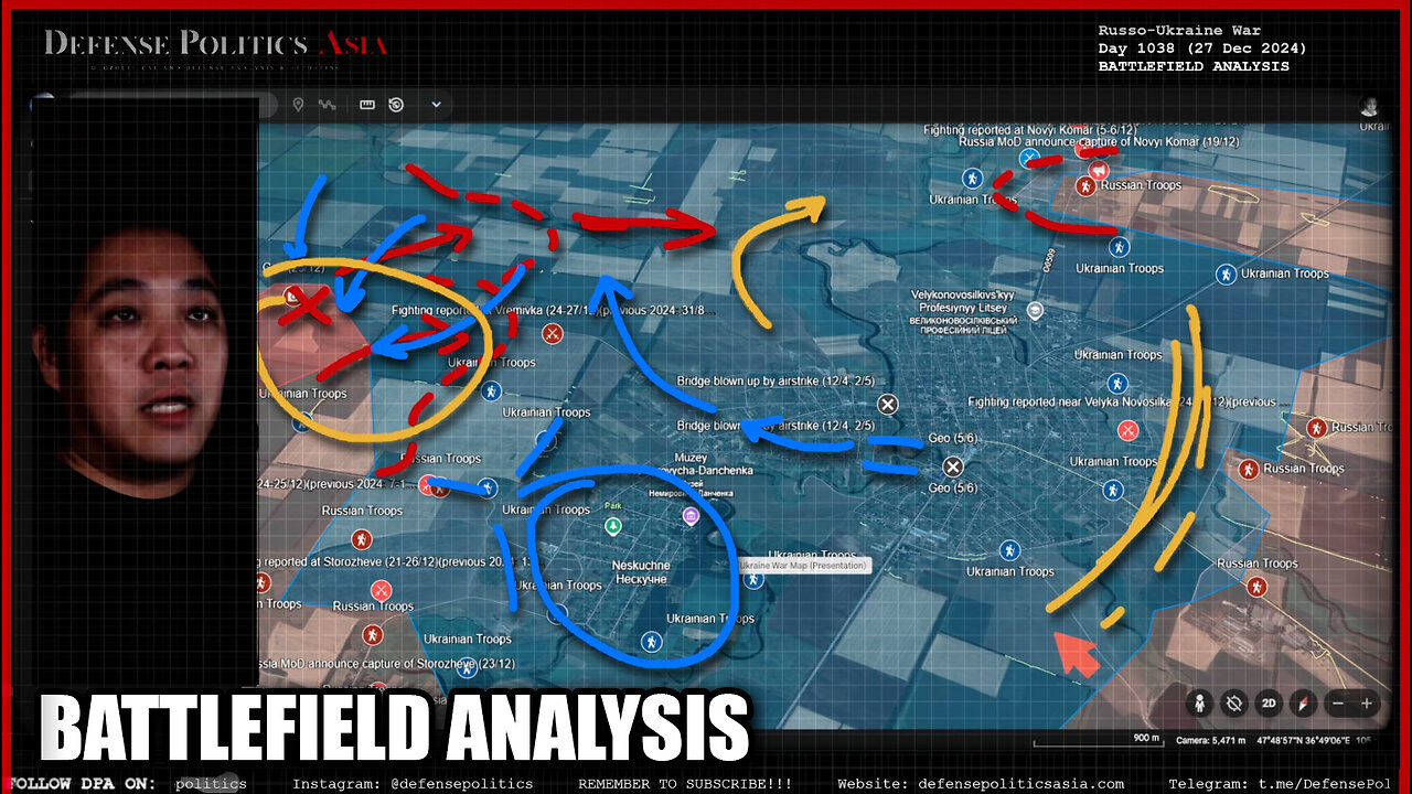 VERGE OF ENCIRCLEMENT; All roads are cut~!!! | Ukraine War Battlefield Analysis: Velyka Novosilka