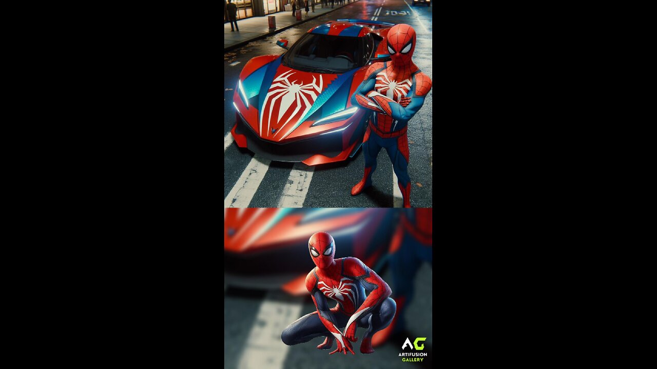 Superheroes with their super cars 💥 - #shorts #marvel #dc #avengers #spiderman #batman #ironman #car