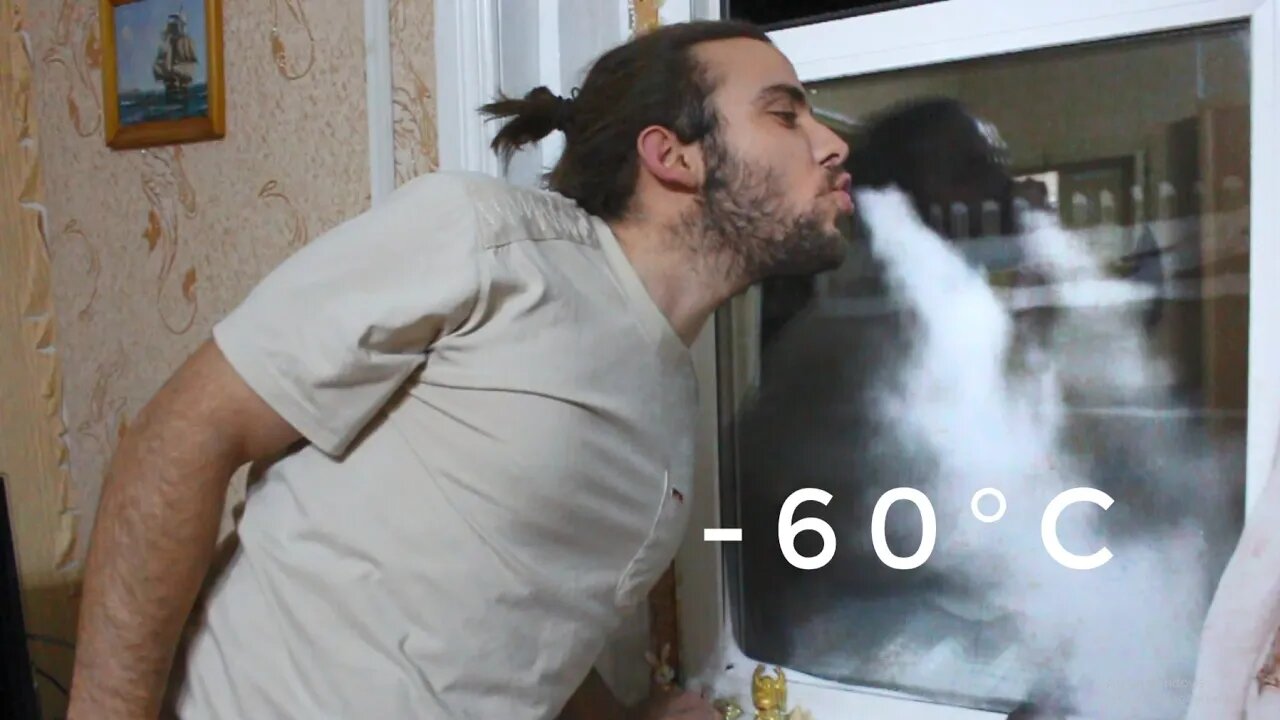 Opening a Window at -60°C: A Glimpse into the Extreme Cold of Yakutia