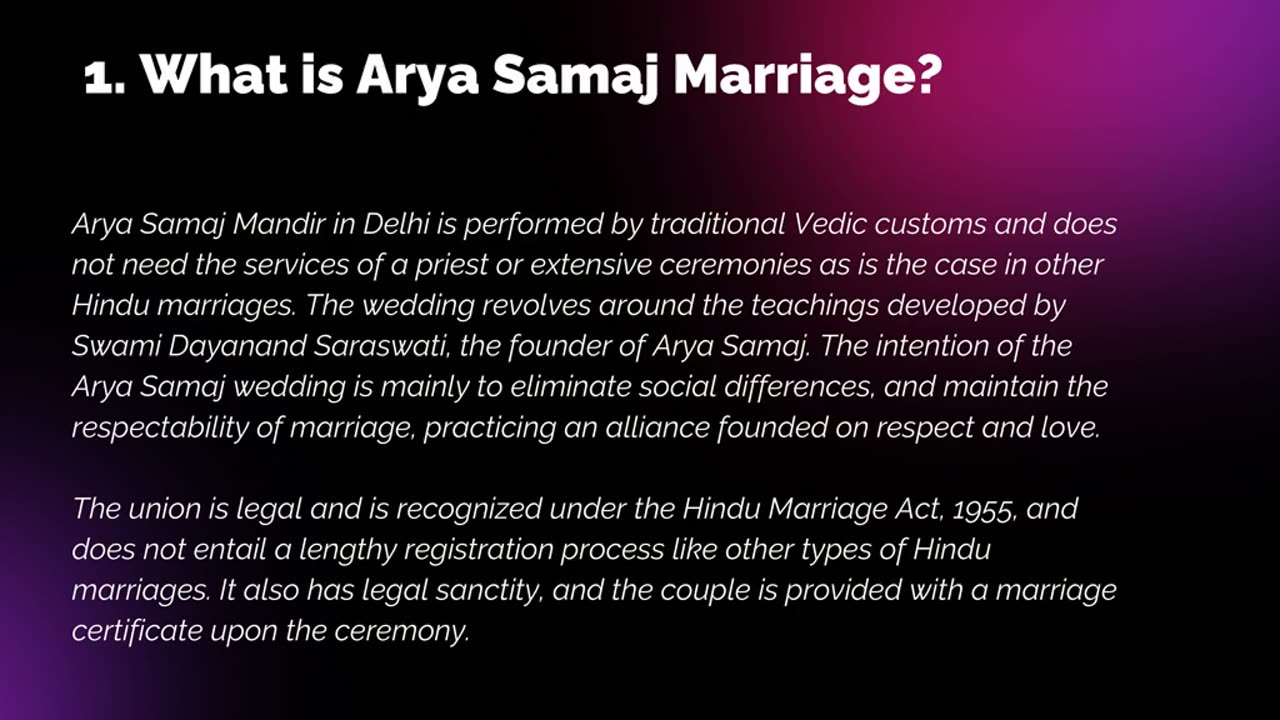 Everything you need to know about Arya samaj marriage in Delhi