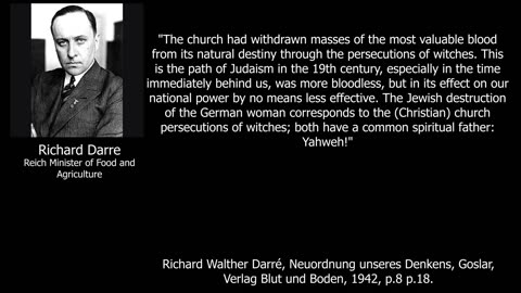 Richard Darre quote on Christianity▮Völkisch Spirit ᚾ