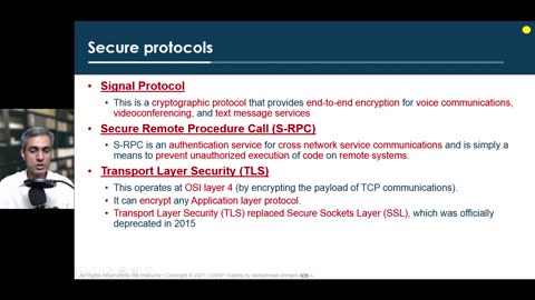 117 - Domain 4 - 41 Secure protocols