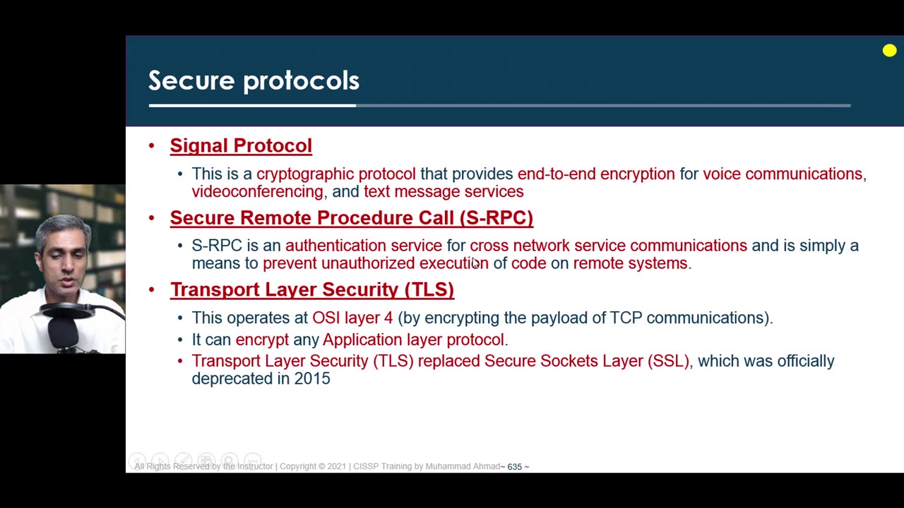 117 - Domain 4 - 41 Secure protocols