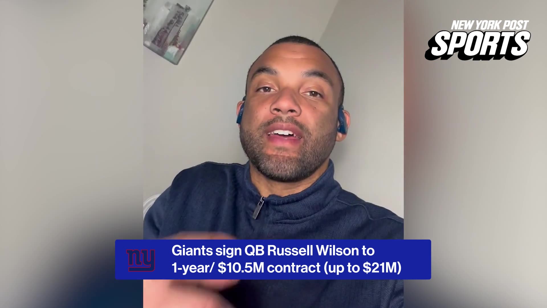 NY Post's Paul Schwartz & Brandon London breakdown Giants signing Russell Wilson