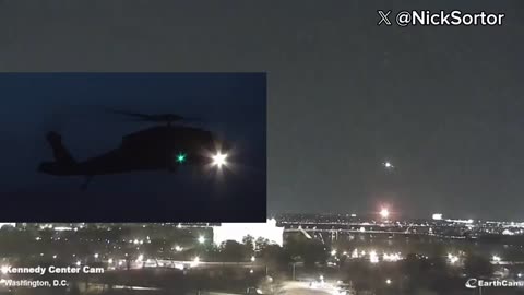 Video of the impact shows the government helicopter flying in like a drone to take out its target