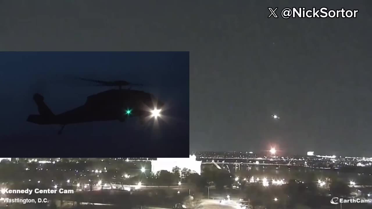 Video of the impact shows the government helicopter flying in like a drone to take out its target