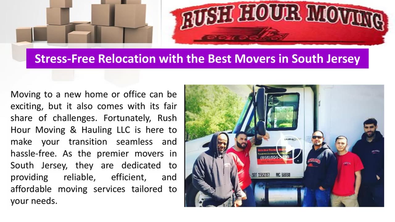 Stress-Free Relocation with the Best Movers in South Jersey