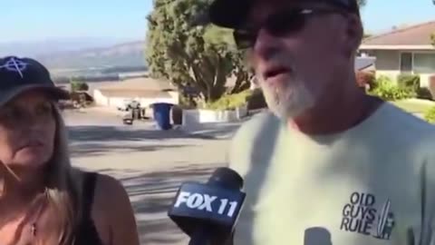 Danny Flores, a retired Firefighter, uses his own hose and pool water to save his