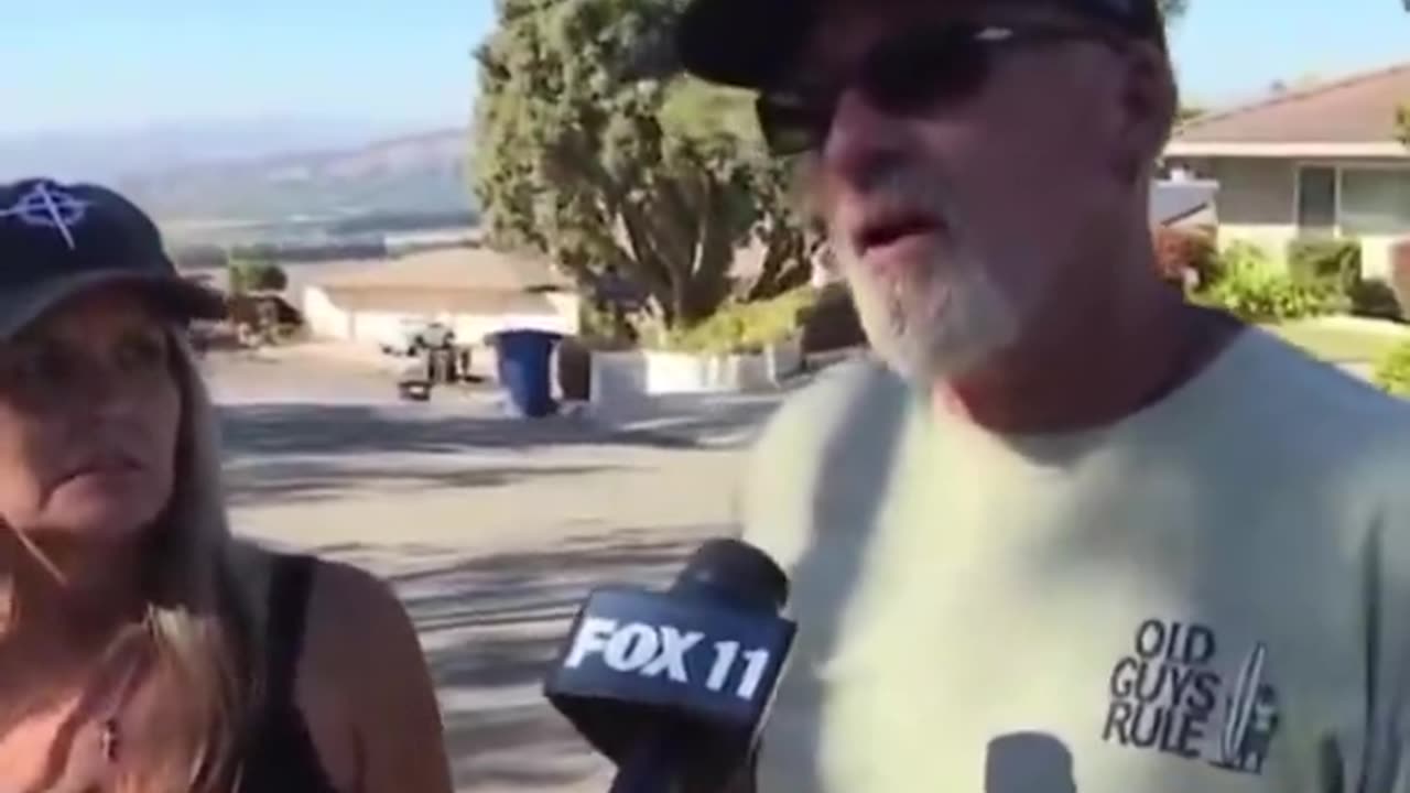 Danny Flores, a retired Firefighter, uses his own hose and pool water to save his