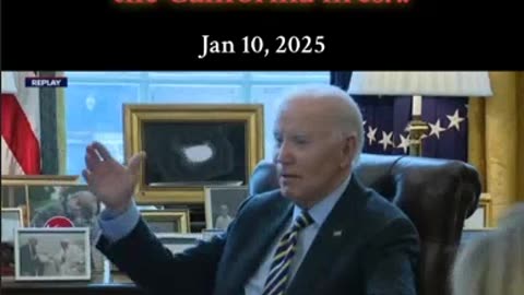 (p)Resident Biden Gives HIS Opinion on What HE SEES! (L.A. Fires Jan 10,2025)