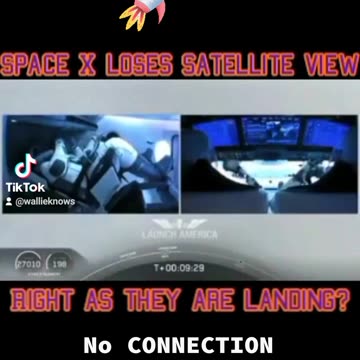 Space X loses satelite view