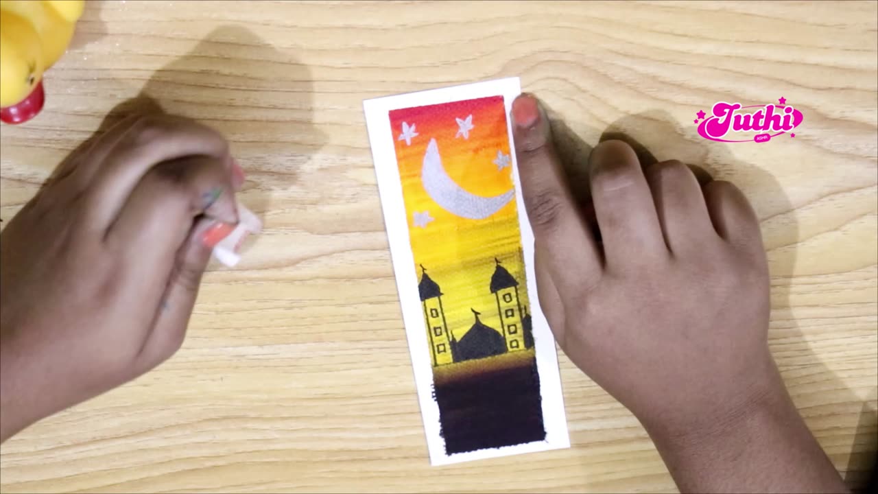 Beautiful Masjid Bookmark Drawing – Relaxing ASMR Art to Watch!