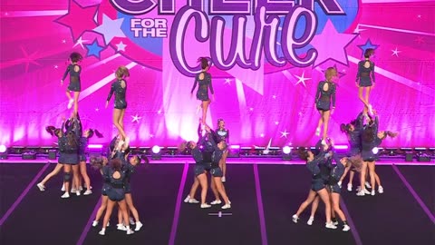 CheerForce WolfPack Reign Cheer For The Cure 2024 Day 1