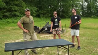 Punt Gun vs Bulletproof Glass (200,000 FPS ft. The Slow Mo Guys)